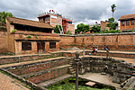 Staré lázně v paláci v Bhaktapuru