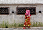 Boudhanath - Modlitební mlýnky