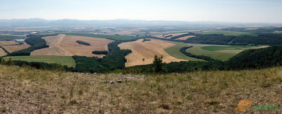 Panorama z Plešivce